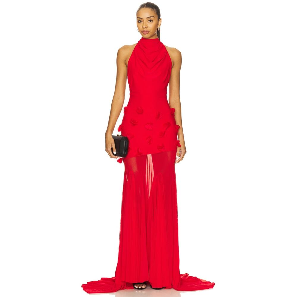 Deme by Gabriella REVOLVE Celeste Gown in Red Women's Medium Prom Wedding
